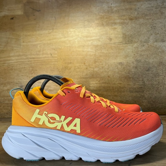 Hoka One One Shoes - Hoka One One Rincon 3 Womens Sz 8 Running Shoes Sneakers Orange Yellow